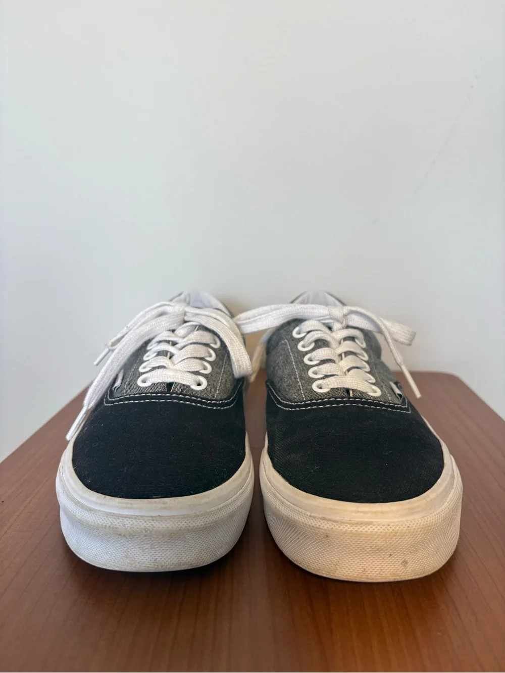 Vans Era Chambray Black and Grey Sneakers US Women's shoe size 8.5